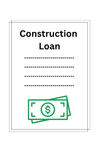 Construction Loan Calculator illustration for loan papers